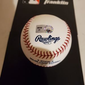 AUTOGRAPHED BASEBALL JEREMY REED W/COA